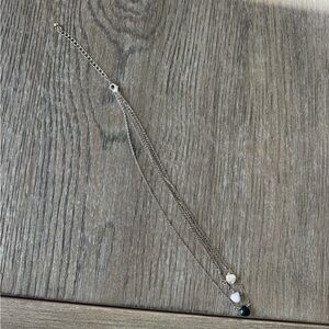 3 strand semi precious stone necklace